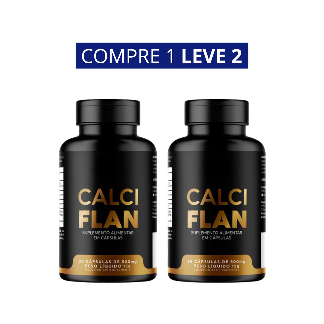 Calciflan 30 Cápsulas - Auxílio Natural Para Suas Articulações