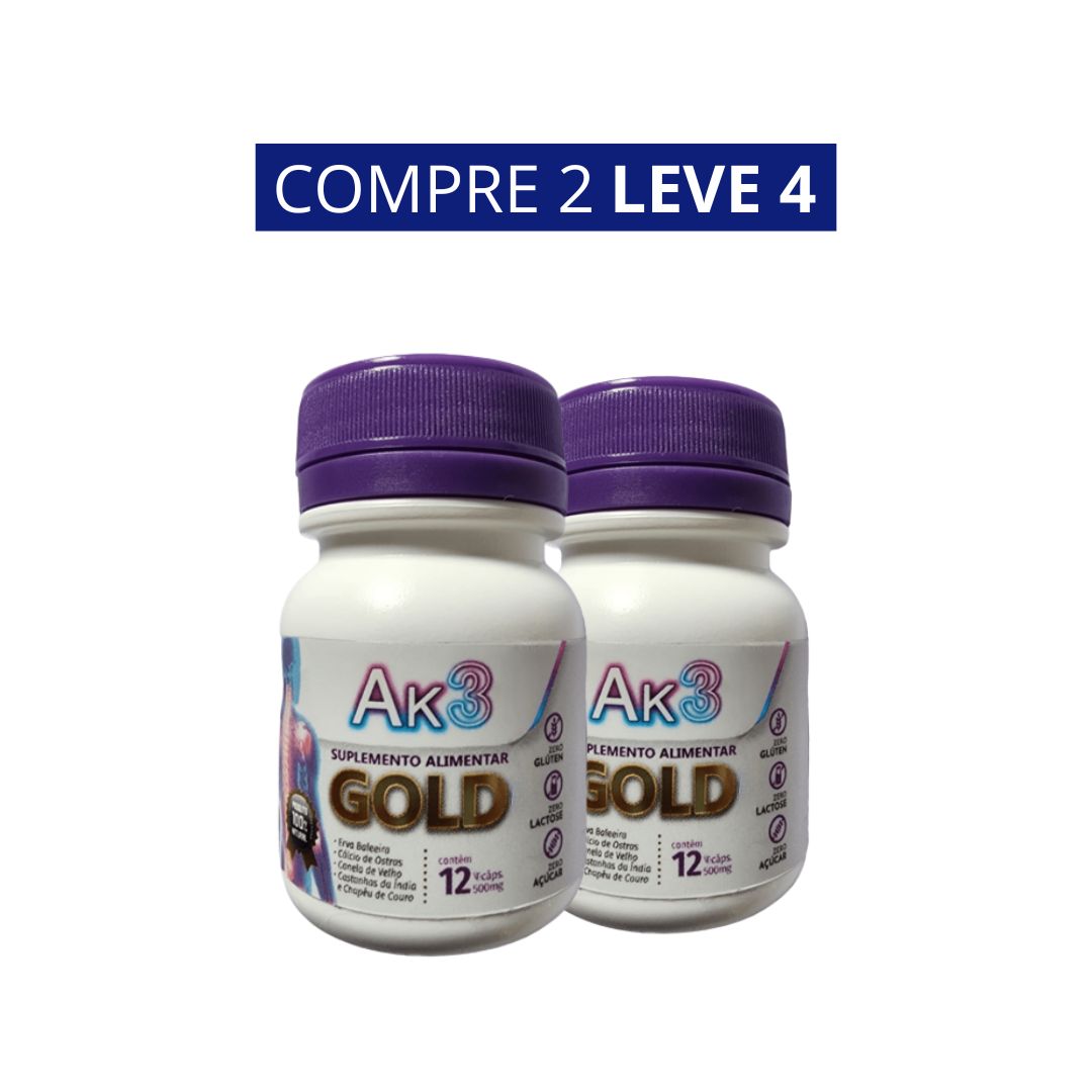 AK3 Gold - Mais Mobilidade e Alívio Das Dores