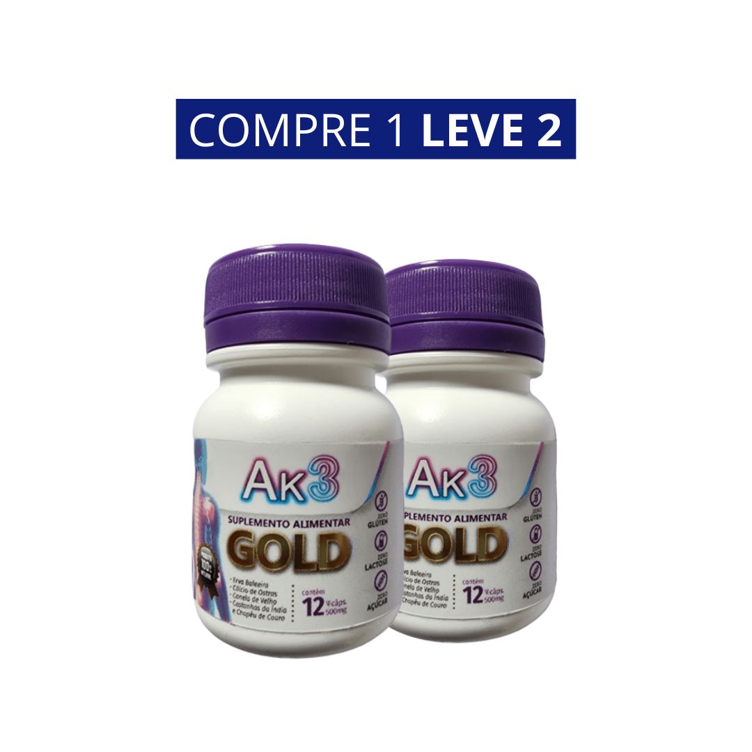 AK3 Gold - Mais Mobilidade e Alívio Das Dores
