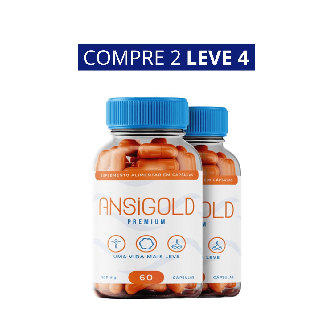 Ansigold 60 Cápsulas - Mais Tranquilidade Para Sua Rotina